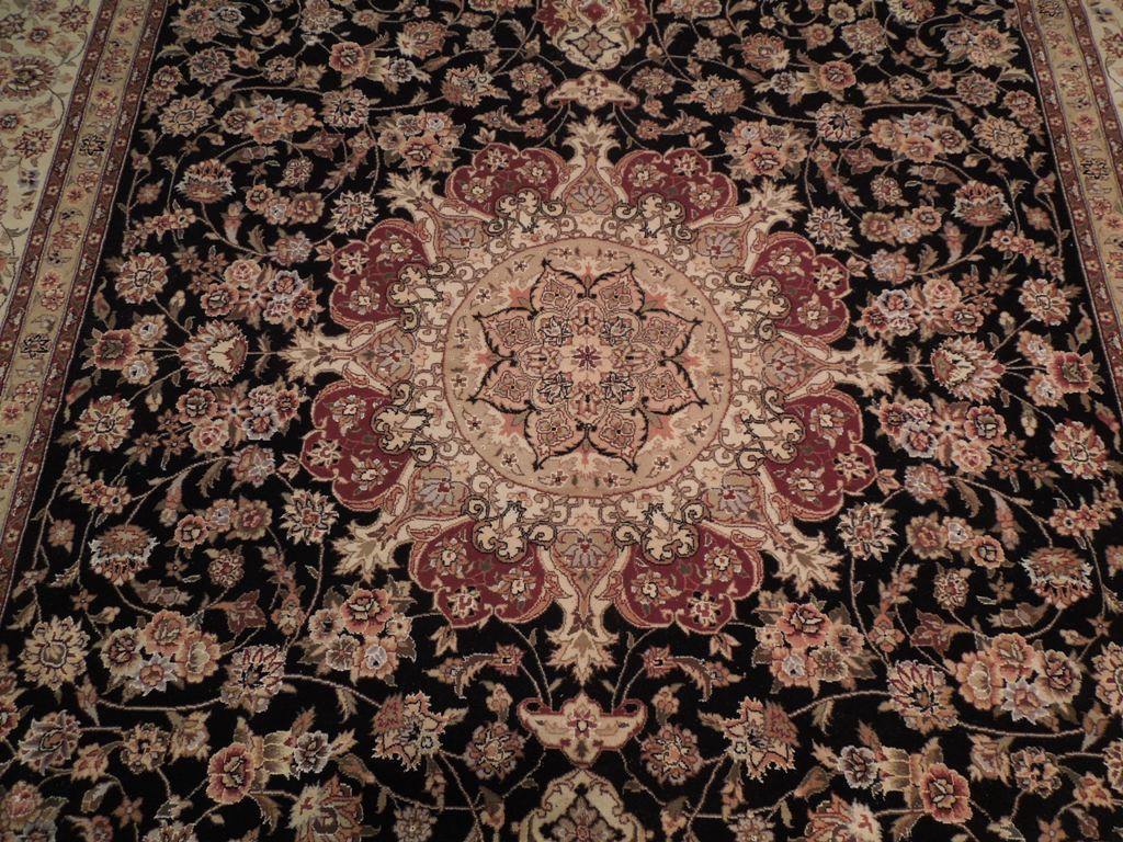 Dazzling 9x12 Authentic Handmade Wool & Silk Fine Quality Rug - China - bestrugplace