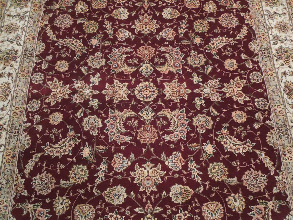 Dazzling 6x9 Authentic Handmade Wool & Silk Fine Quality Rug - China - bestrugplace