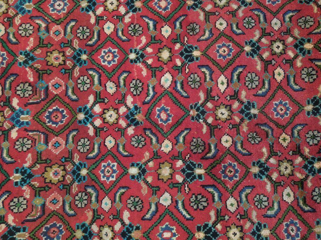 7x10 Authentic Hand Knotted Semi-Antique Persian Tabriz Rug - Iran - bestrugplace