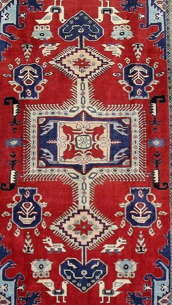6.10 x 10.7 Red Persian Ardebil Rug 80840