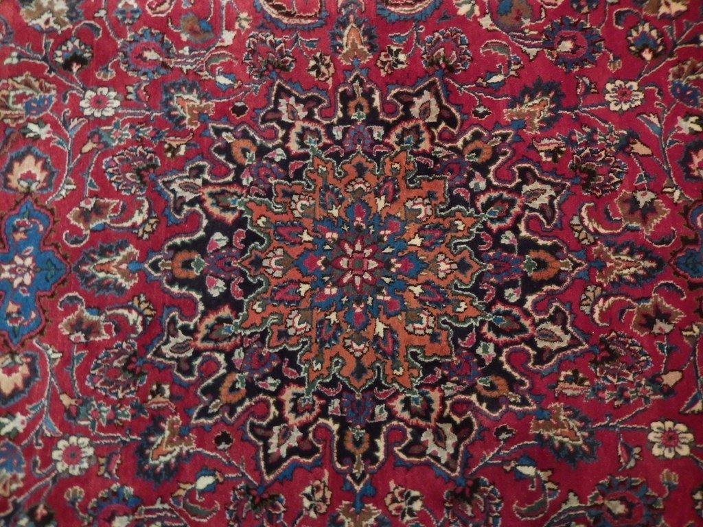 9x13 Authentic Hand Knotted Semi-Antique Persian Tabriz Rug - Iran - bestrugplace