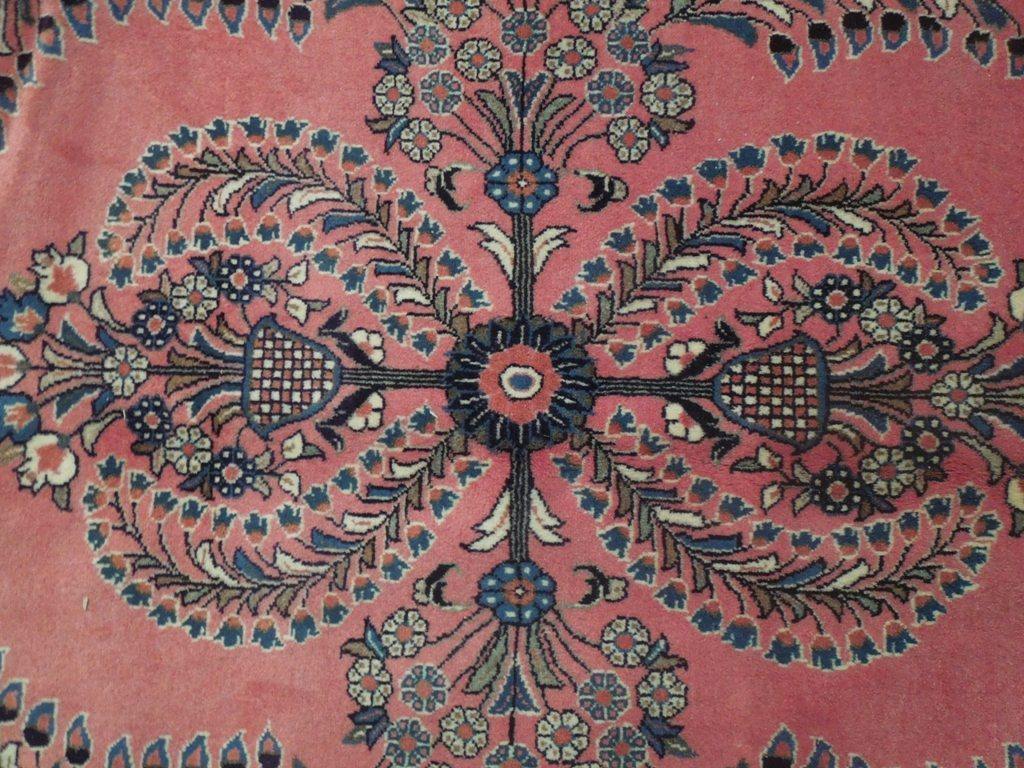 7x11 Authentic Hand Knotted Fine Persian Sarouk Rug - Iran - bestrugplace