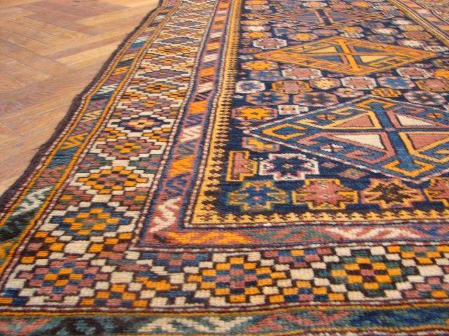 3x13 Antique Kazak Rug-Pakistan - bestrugplace