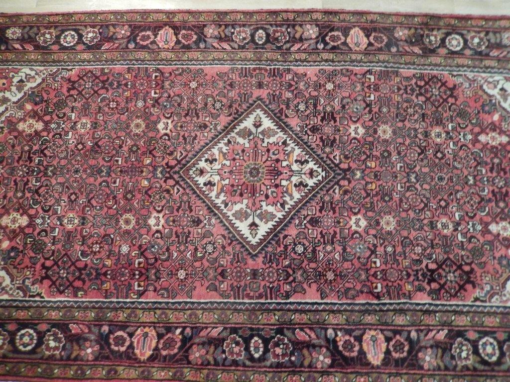 5x10 Authentic Hand Knotted Semi-Antique Persian Herati Runner - Iran - bestrugplace