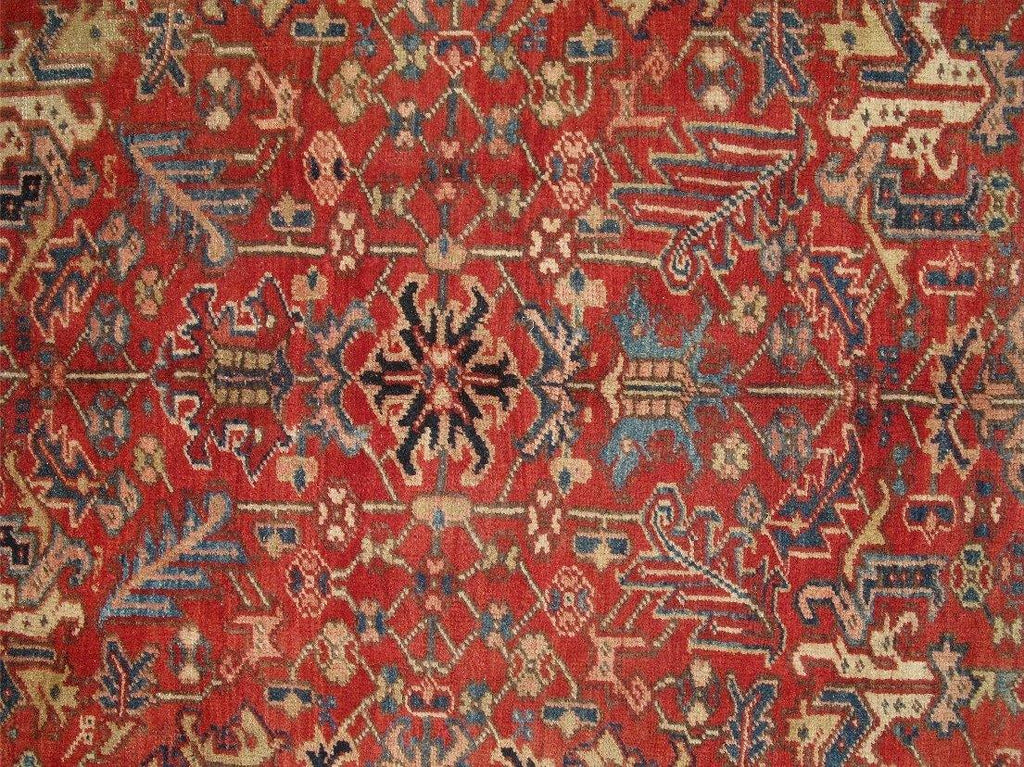 Luxurious 7x11 Authentic Hand-knotted Persian Heriz Rug - Iran - bestrugplace