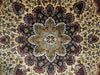 Load image into Gallery viewer, 5&#39; x 5&#39; Ivory Indian Kashmir Silk Round Rug 20957