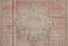 Load image into Gallery viewer, 6.4 x 9.4 Vintage Rug LOW PILE FADED PINK 26944