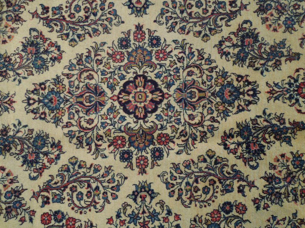 7x10 Authentic Hand Knotted Fine Persian Sarouk Rug - Iran - bestrugplace