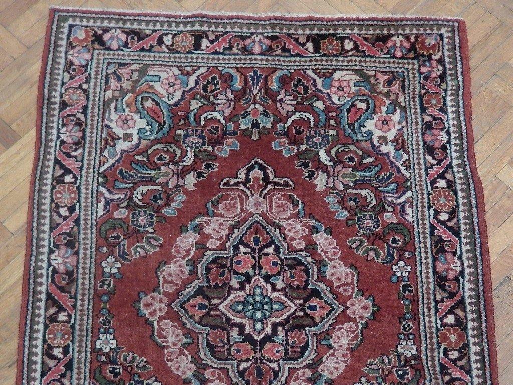 5x7 Authentic Hand Knotted Semi-Antique Persian Sarouk Rug - Iran - bestrugplace