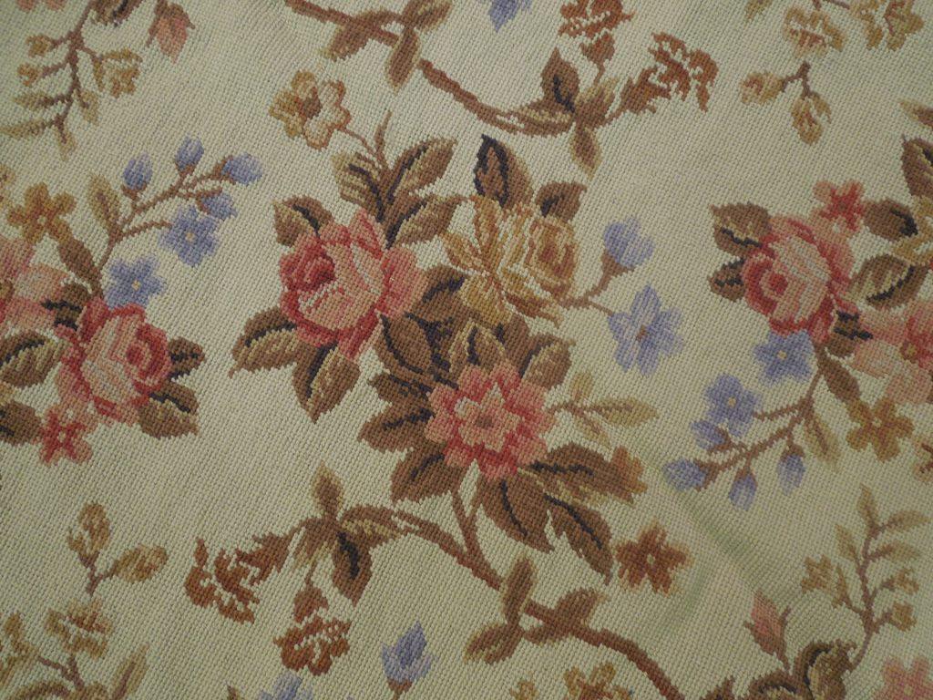 5x5 Needlepoint Flat Weave Round Rug - China - bestrugplace