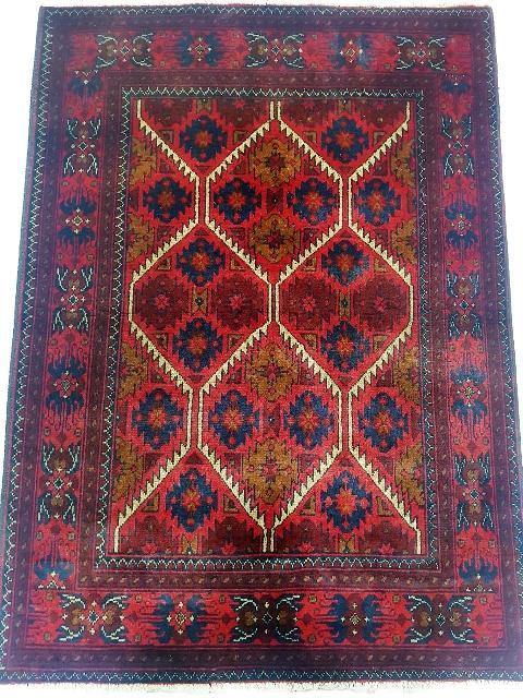 Stunning 5x4 Authentic Hand-knotted Khal Momadi Rug - Pakistan - bestrugplace