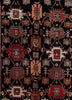Load image into Gallery viewer, 4&#39; x 9&#39; Black-Persian-Hamadan-Rug.jpg