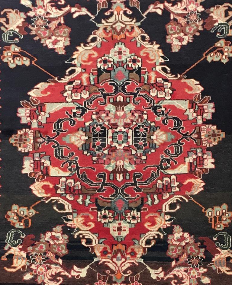 5x10 Authentic Hand-knotted Persian Hamadan Rug - Iran - bestrugplace