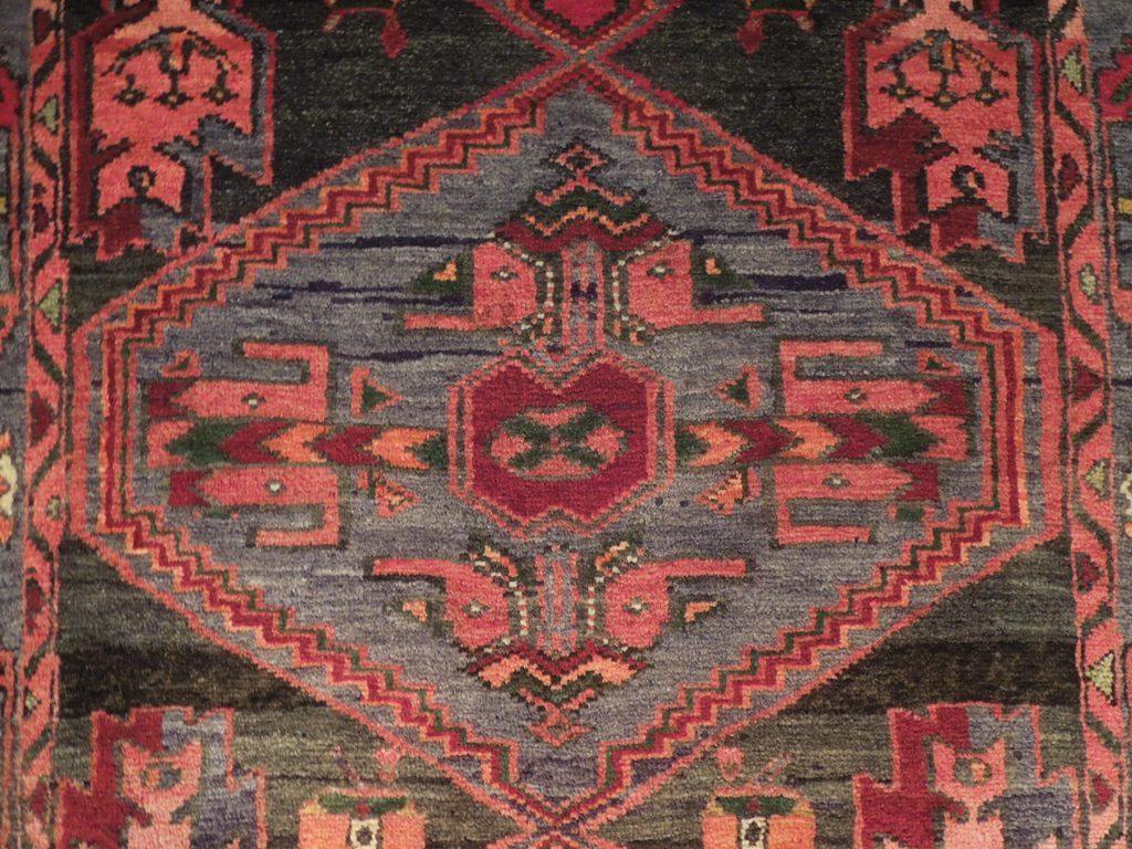 4x8 Authentic Handmade Semi-Antique Persian Hamadan Rug - Iran - bestrugplace