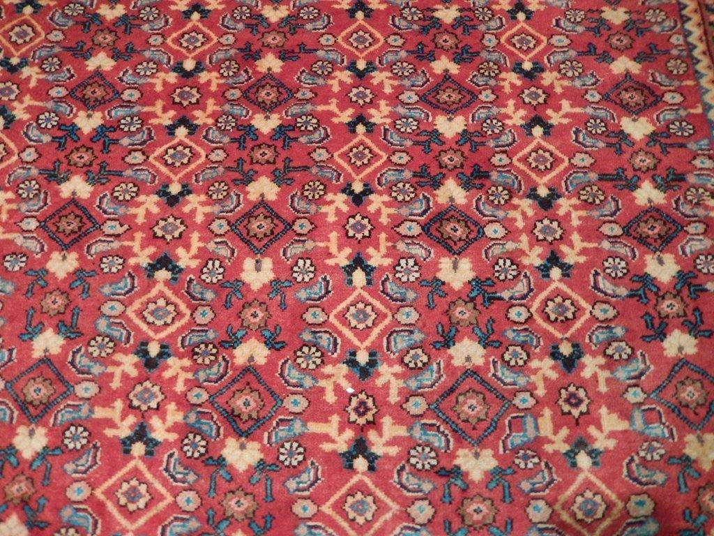 9x13 Authentic Hand Knotted Semi-Antique Persian Qum Mahal Rug - Iran - bestrugplace