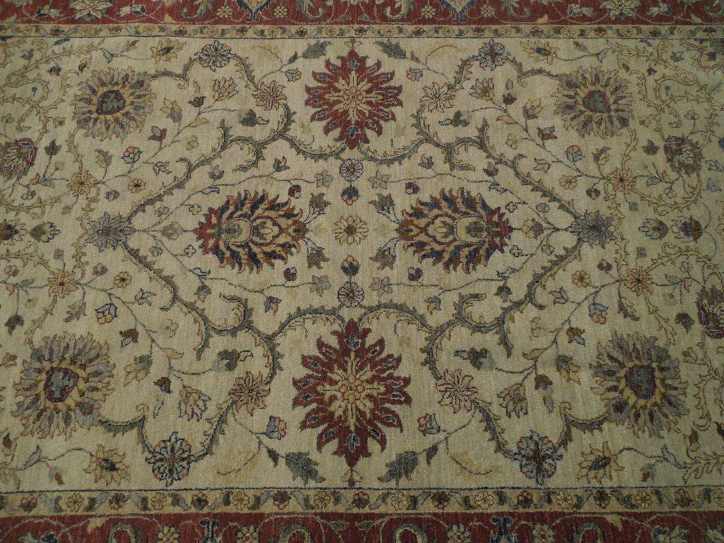 6x9 Vegetable Dyed Chobi Rug - India - bestrugplace