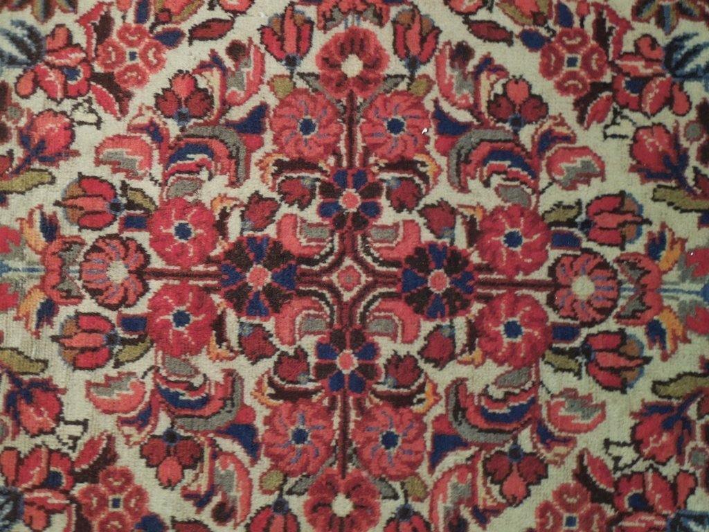 5x9 Authentic Hand Knotted Semi-Antique Persian Afhar Rug - Iran - bestrugplace