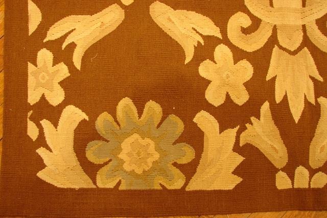 9x12 Aubusson Flat Weave Rug-China - bestrugplace