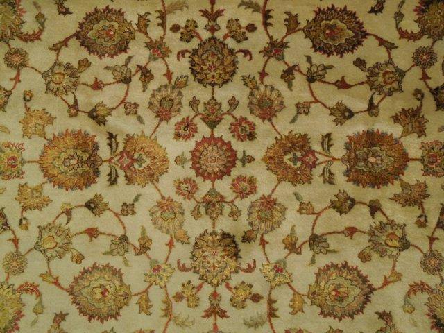 Fascinating 6x9 Authentic Handmade Wool&Silk Rug - India - bestrugplace