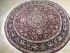Load image into Gallery viewer, 8x8 Wool &amp; Silk Round Rug - China - bestrugplace