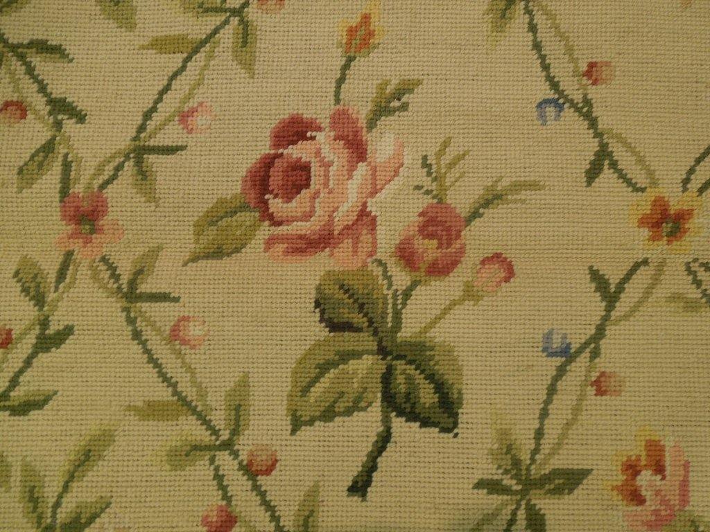 5x7 Needlepoint Flat Weave Rug - China - bestrugplace
