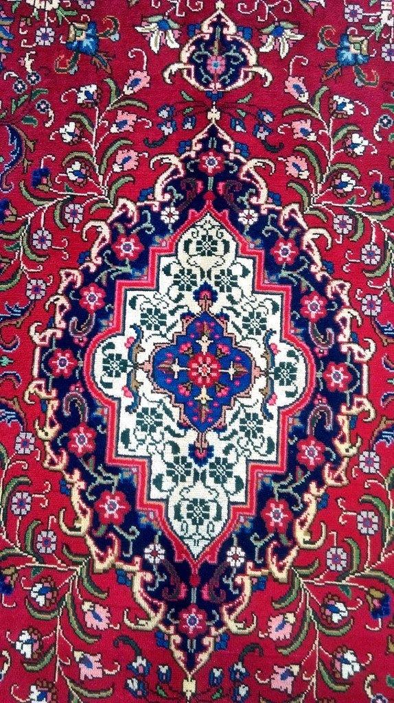 7x10 Authentic Hand Knotted Persian Tabriz Rug - Iran - bestrugplace