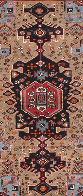 Luxurious 3x5 Authentic Hand-knotted Persian Hamadan Rug - Iran - bestrugplace