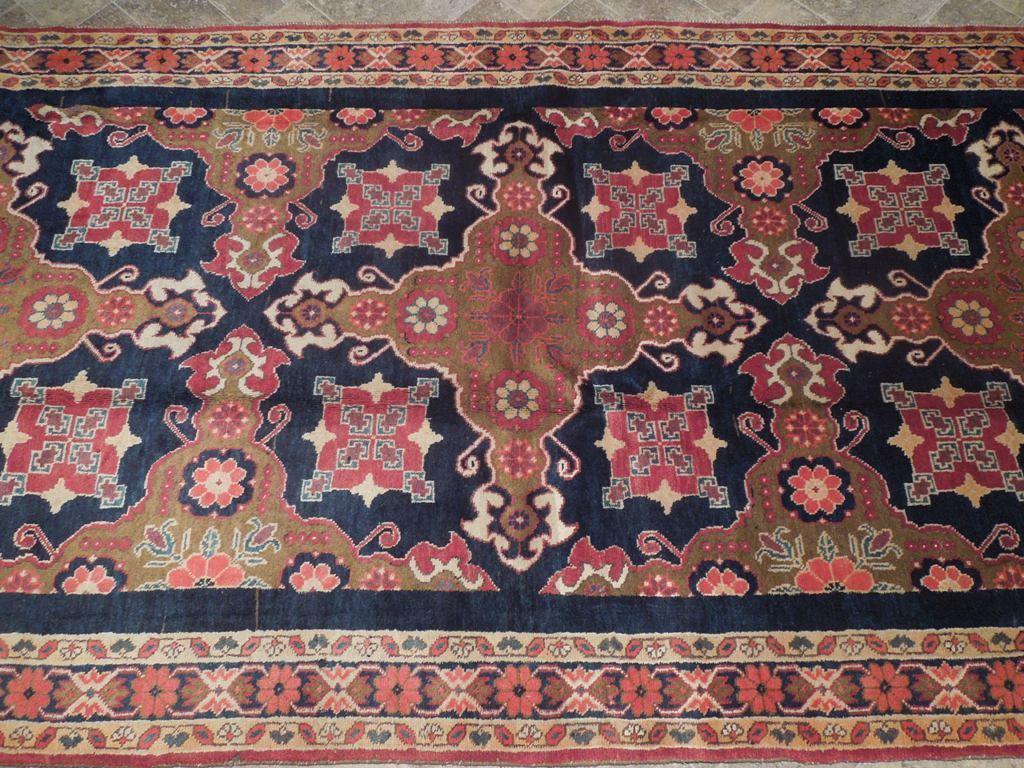 Radiant 5x11 Authentic Hand Knotted Semi-Antique Russian Kazak Runner - Caucasian Region - bestrugplace