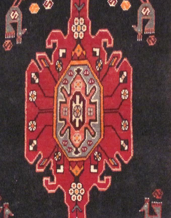 Luxurious 4x5 Authentic Hand-knotted Persian Hamadan Rug - Iran - bestrugplace