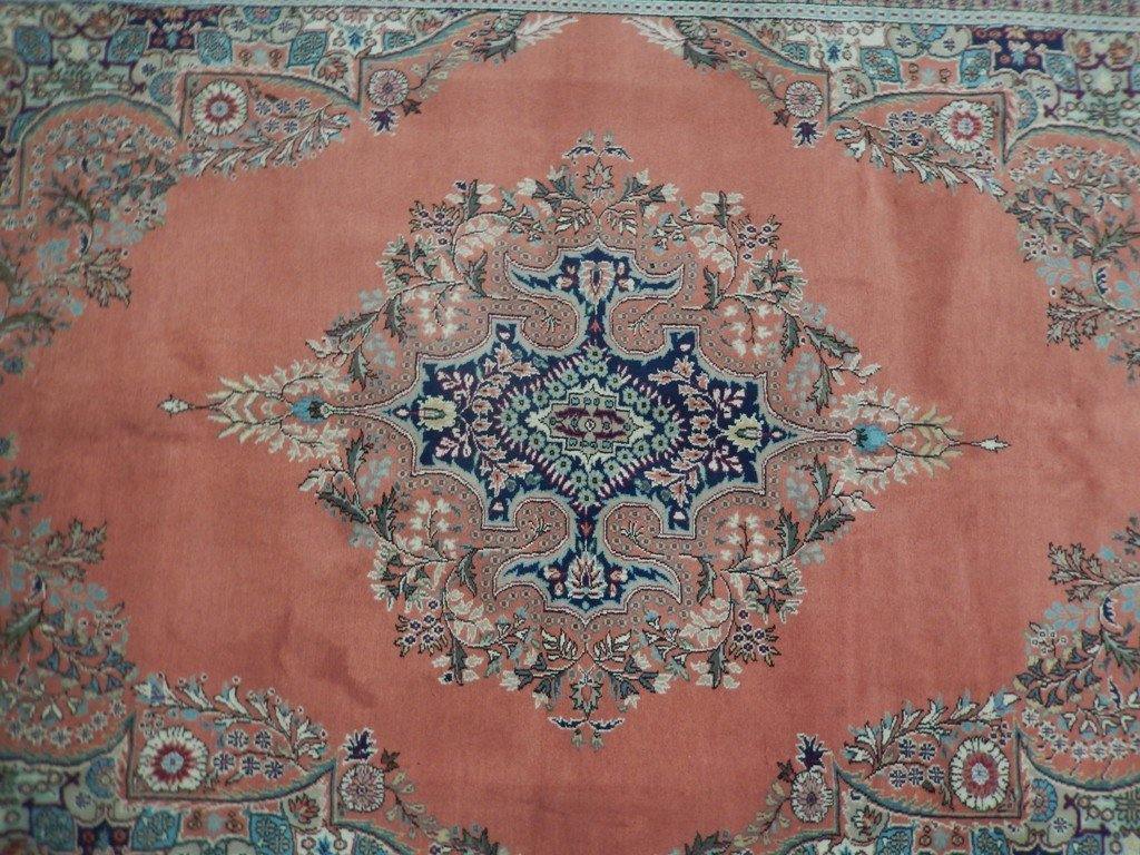 7x11 Authentic Hand Knotted Semi-Antique Persian Sarouk Rug - Iran - bestrugplace