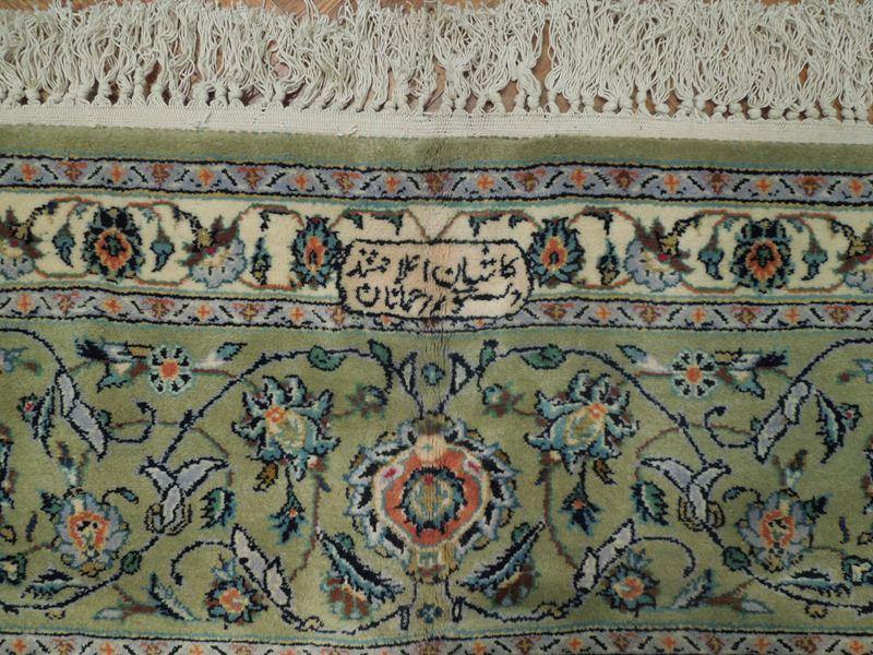 10x19 Authentic Handmade Signed Persian Fine Quality Kashan Rug-Iran 17139 - bestrugplace