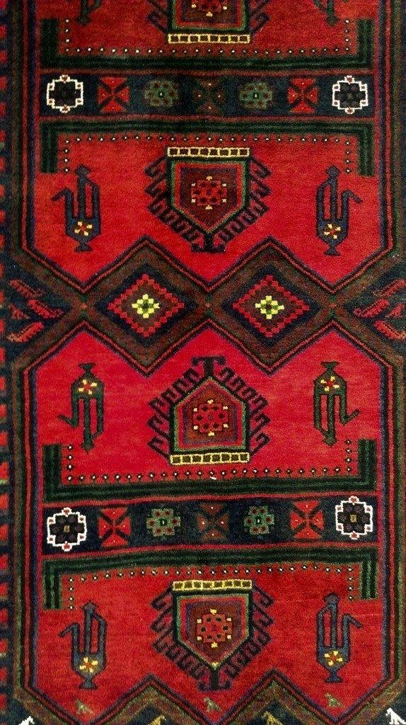 5x10 Authentic Hand Knotted Persian Hamadan Rug - Iran - bestrugplace