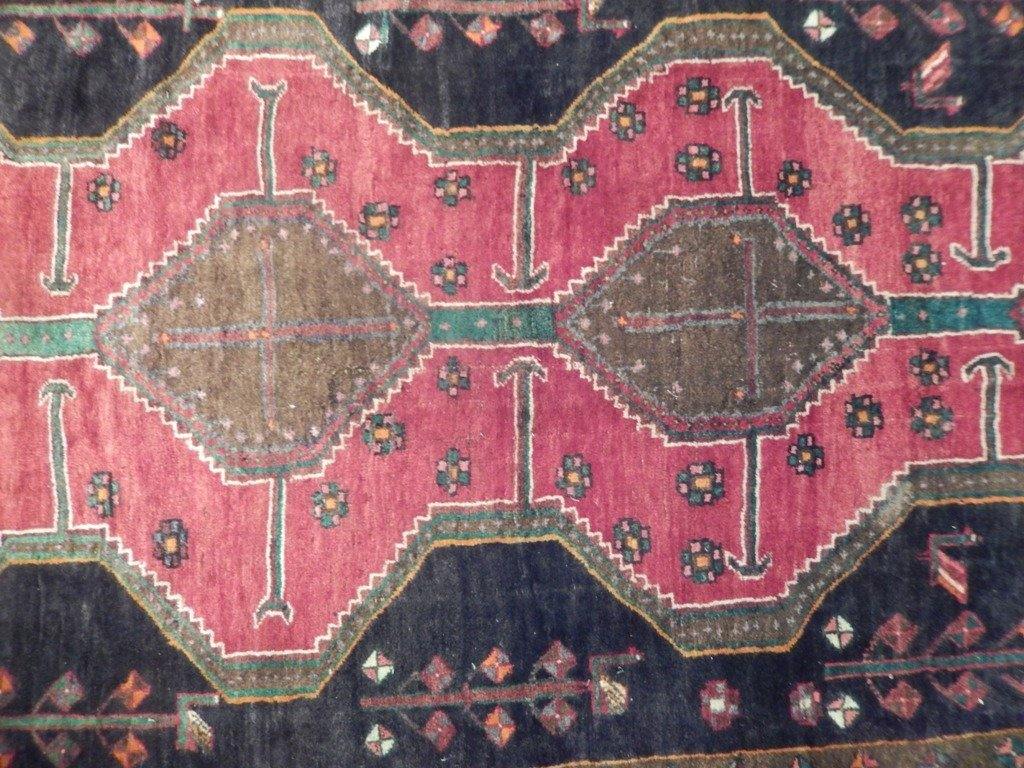 5x9 Authentic Handmade Semi-Antique Persian Hamadan Runner - Iran - bestrugplace