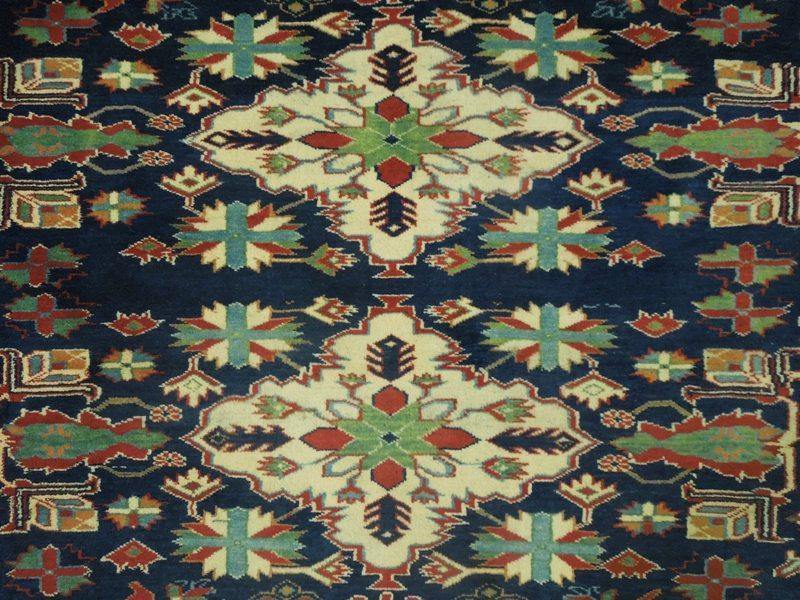 Stunning 5x6 Authentic Handmade Kazak Rug - Pakistan - bestrugplace