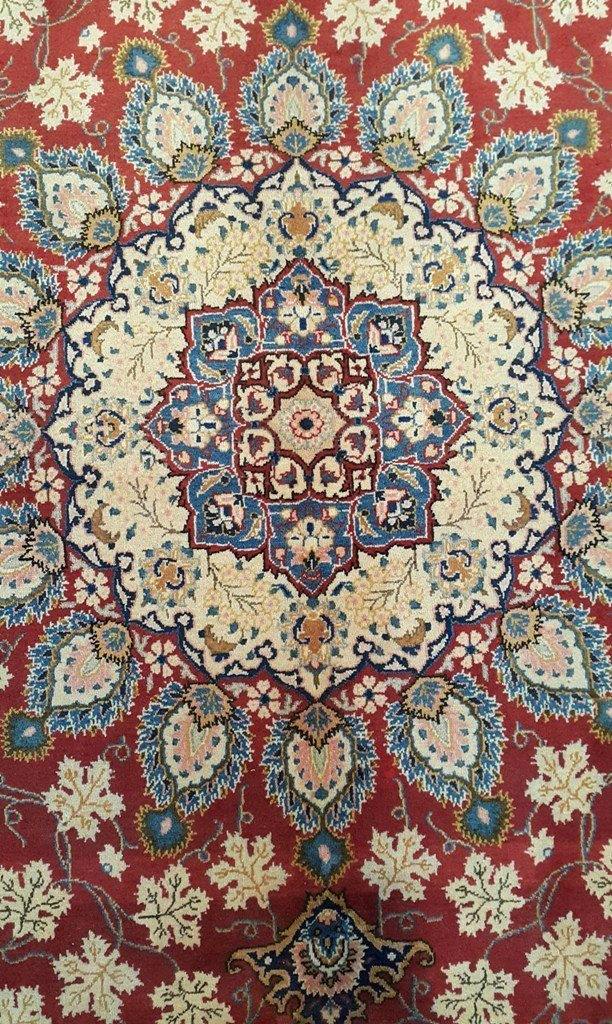 8x12 Authentic Hand Knotted Persian Kashan Rug - Iran - bestrugplace