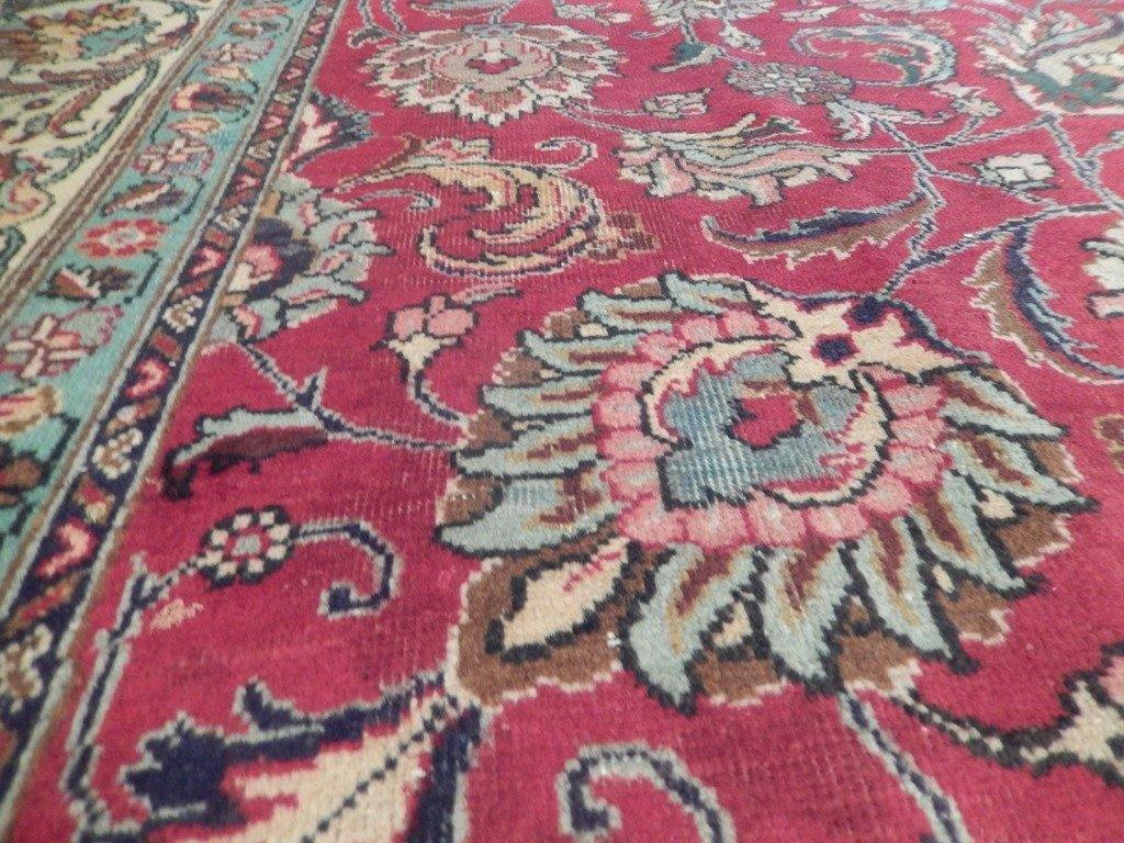 9x12 Authentic Handmade Semi-Antique Persian Kashmar Rug - Iran - bestrugplace