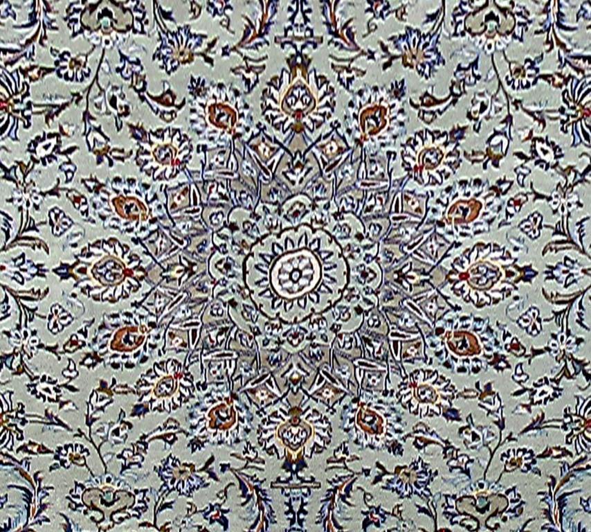 10x13 Authentic Hand Knotted Persian Kashan Rug - Iran - bestrugplace