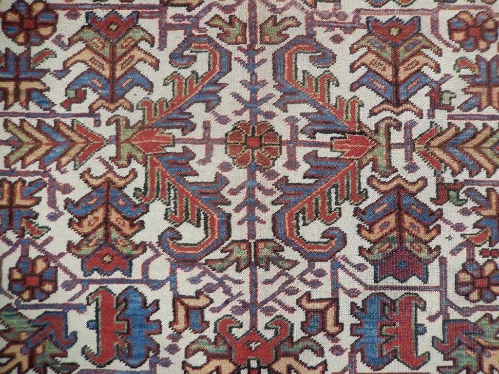 7x10 Semi-Antique Persian Heriz Rug - Iran - bestrugplace
