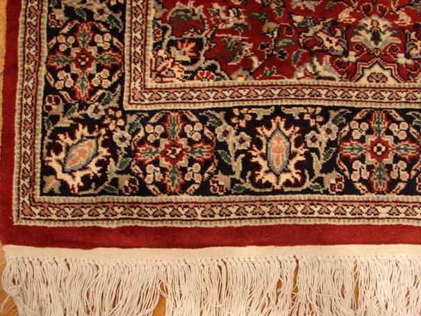 2' x 10' Red Persian Tabriz Runner Rug 15085