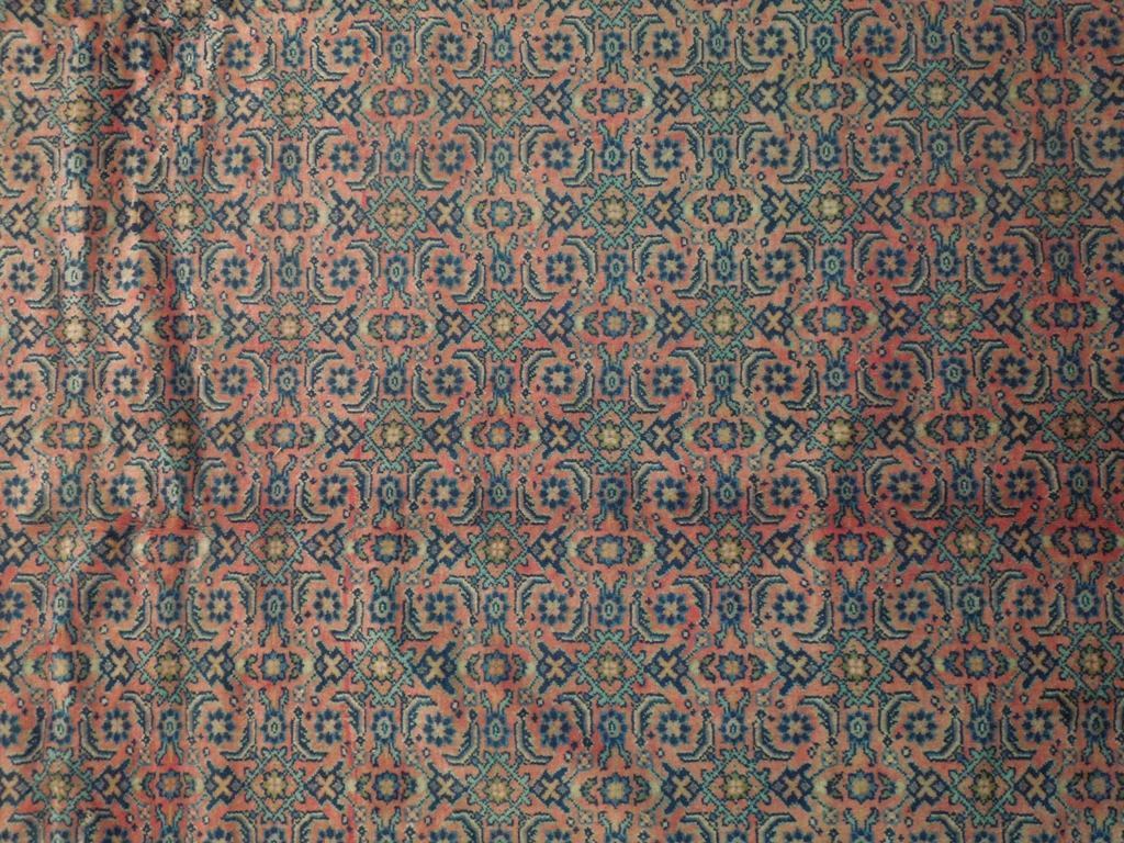 7 x 10 Pinkish Wool Persian Herati Lilihan Rug 72736