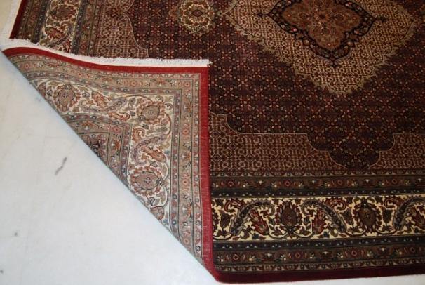 Fascinating 8x10 Authentic Handmade 13/13 Quality Tabriz Mahi Rug-India - bestrugplace