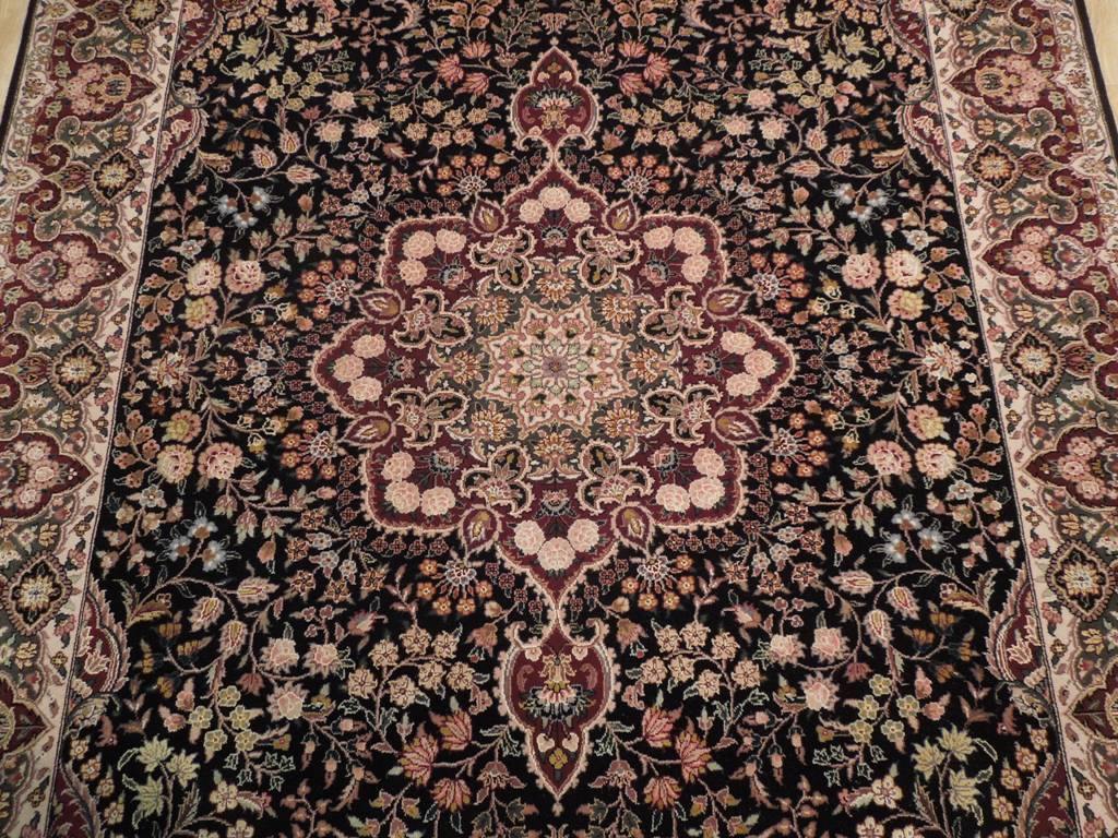 Dazzling 6x9 Authentic Handmade Lavar Wool & Silk Fine Quality Rug - China - bestrugplace