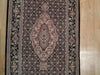 Load image into Gallery viewer, 3&#39; x 10&#39; Black Tabriz Wool &amp; Silk Fine Quality Runner Rug 19009