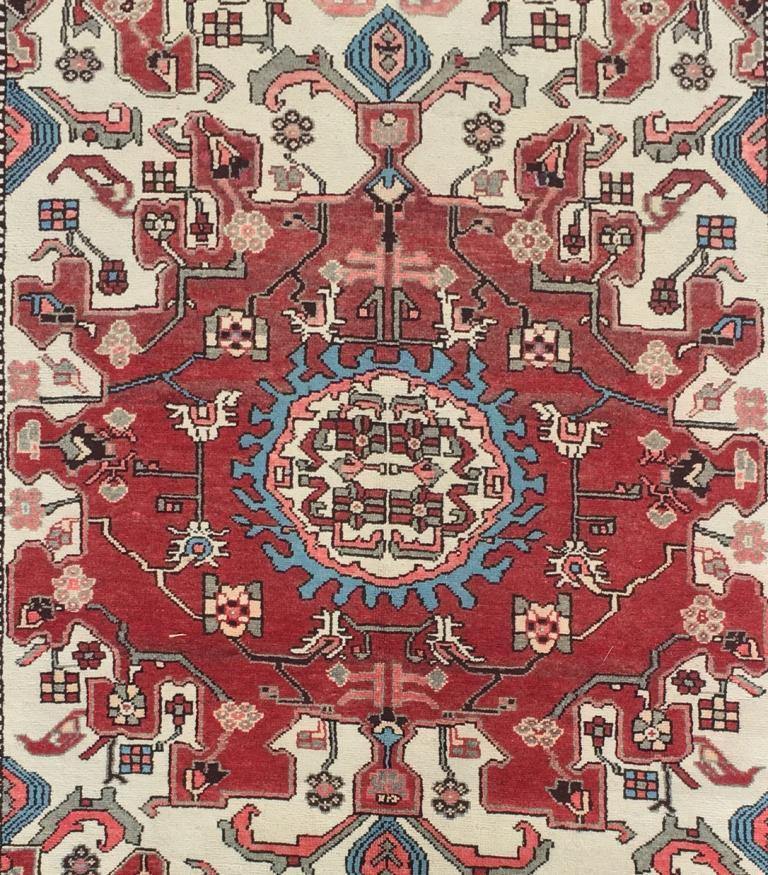 5x8 Authentic Hand-knotted Persian Hamadan Rug - Iran - bestrugplace