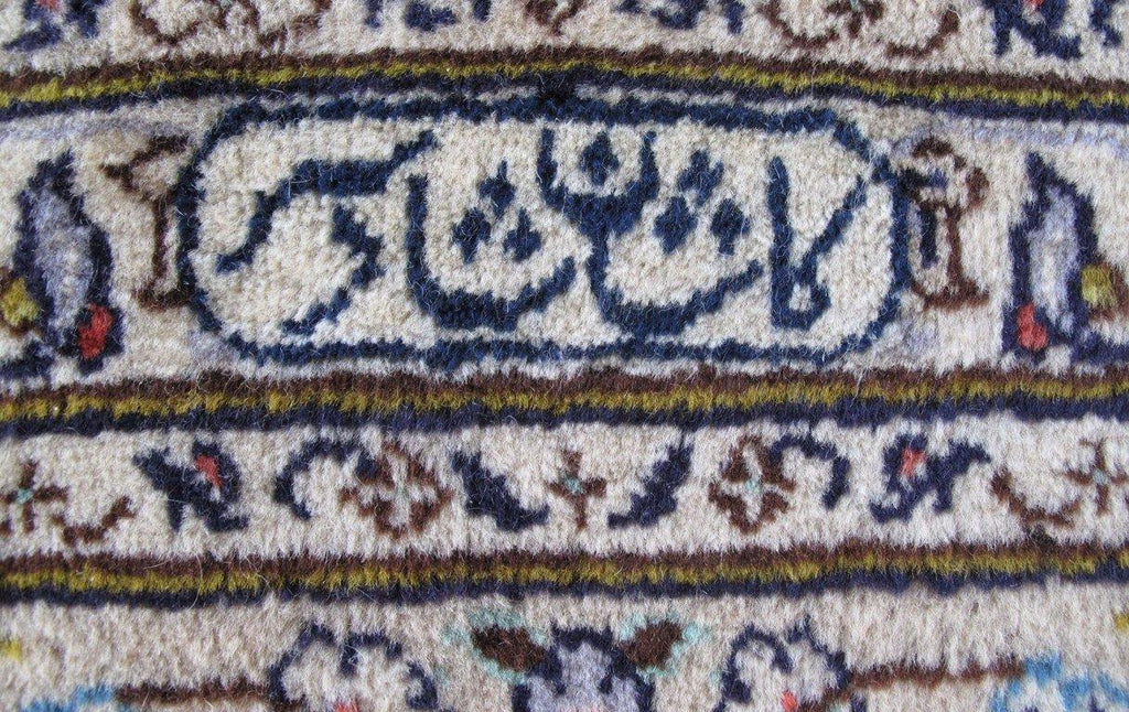 8x12 Authentic Hand-knotted Persian Signed Kashan Rug - Iran - bestrugplace