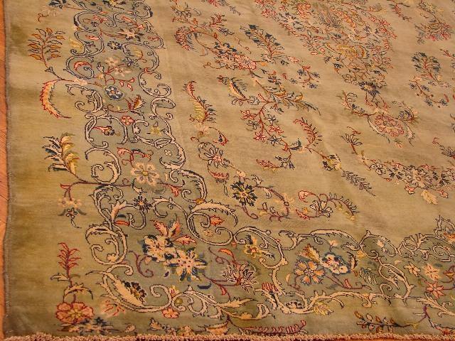 8x12 Authentic Handmade Persian Kashan Classic Rug-Iran - bestrugplace
