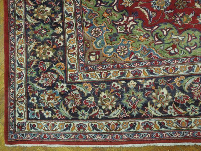 8x11 Authentic Handmade Persian Isfahan Rug - Iran - bestrugplace