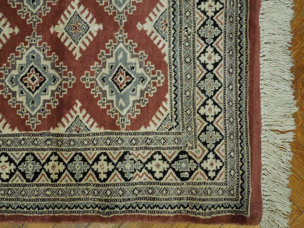 Radiant 3x5 Authentic Handmade Wool & Silk Bokhara Rug - Pakistan - bestrugplace