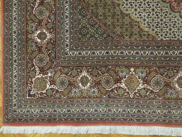 8x12 Authentic Handmade Persian Tabriz Wool&Silk Rug - Iran - bestrugplace