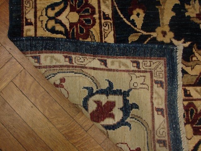 5.11 x 9.3 Pine Green Chobi Peshawar Rug 11051